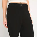 Pantalón Flare Tiro Medio Mujer